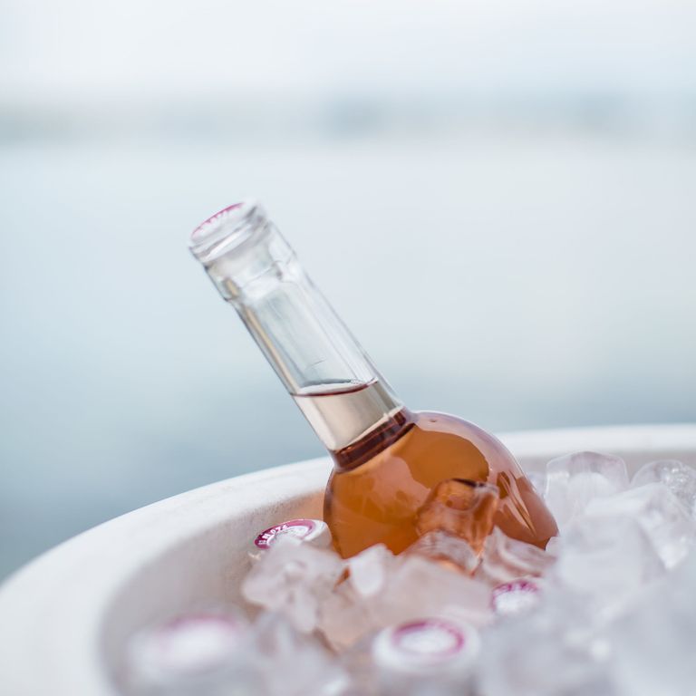 seau a champagne personnalisé plastique